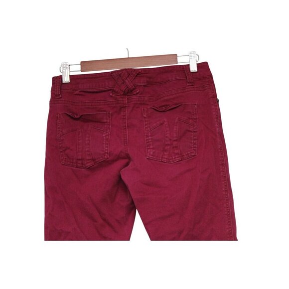 Y2K Tripp Jeans Size 5 Low Rise Skinny Mall Goth Grunge Punk Stretch Emo Scene - Picture 9 of 12